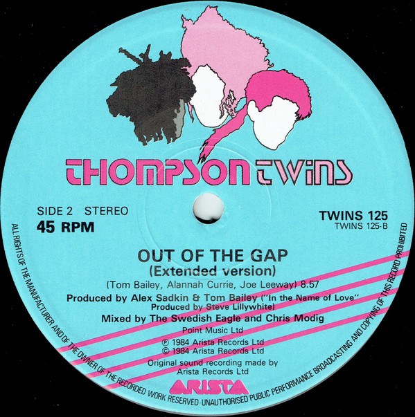 Thompson Twins - Sister Of Mercy | Arista (TWINS 125) - 4 Thompson Twins - Sister Of Mercy | Arista (TWINS 125) - 4