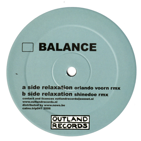Balance - Relaxation | Outland Records (trip041)