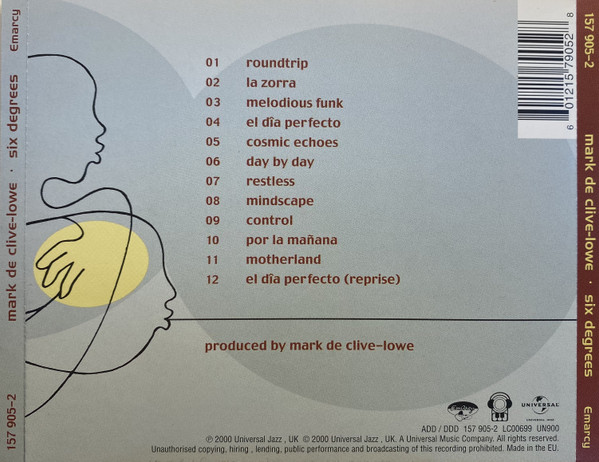 Mark De Clive-Lowe - Six Degrees | Emarcy (157 905-2) - 2