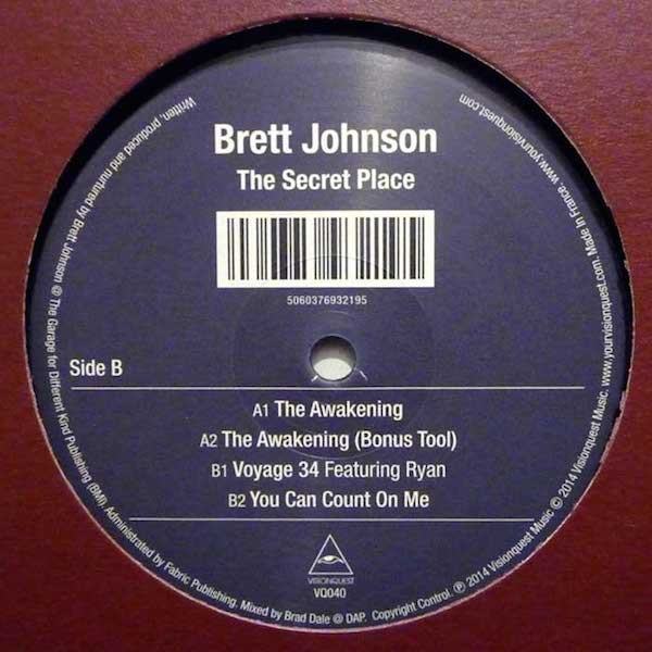 Brett Johnson - The Secret Place | Visionquest (VQ040) - main Brett Johnson - The Secret Place | Visionquest (VQ040) - main