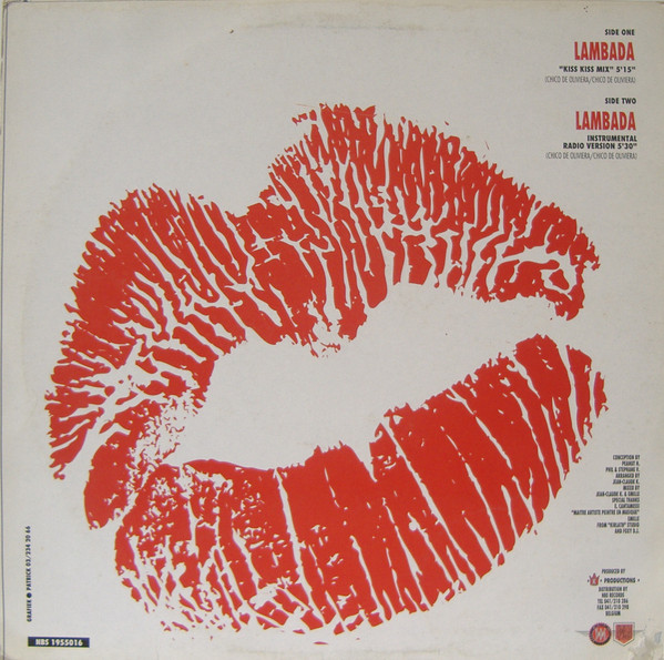 Lips-Kiss - Lambada (The "Original" French Kiss Dance Mix) | N.B.S. Records (1955016) - 2