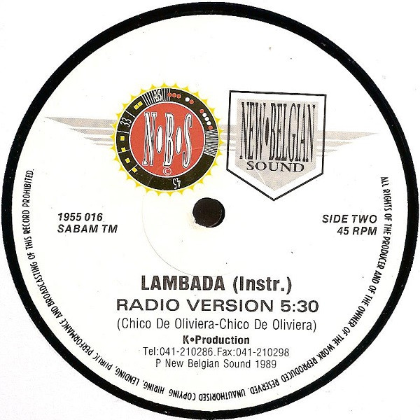 Lips-Kiss - Lambada (The "Original" French Kiss Dance Mix) | N.B.S. Records (1955016) - 4