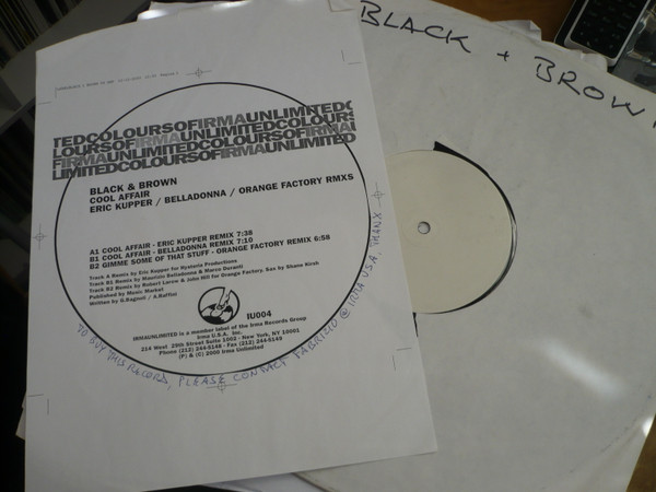 Black & Brown - Cool Affair | Irma Unlimited (IU004) - main Black & Brown - Cool Affair | Irma Unlimited (IU004) - main