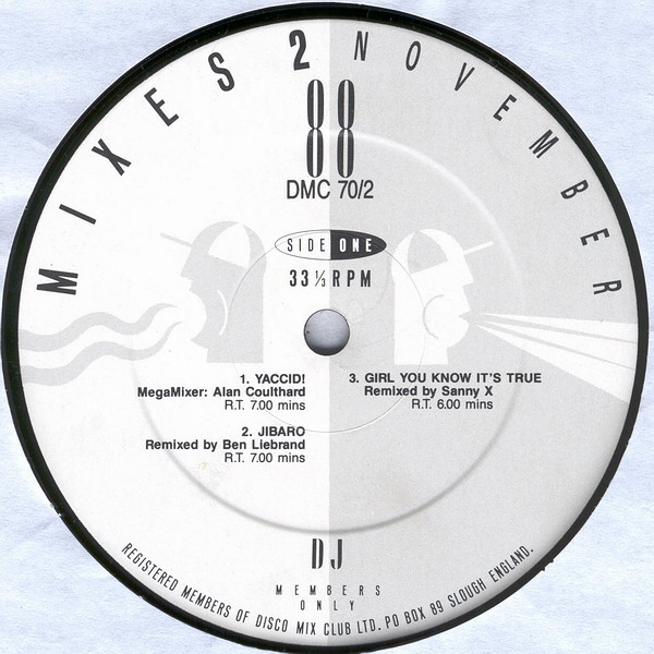Various - November 88 - Mixes 2 | DMC (DMC 70/2) - 3