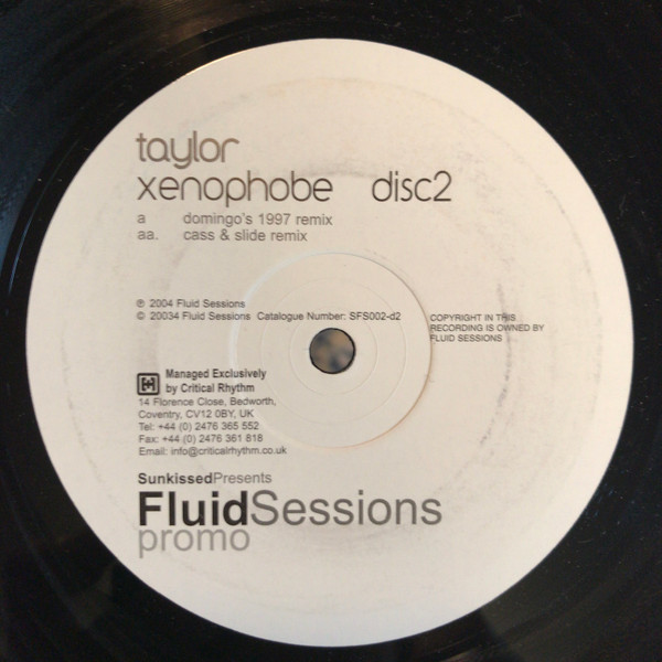 Taylor - Xenophobe | Fluid Sessions (SFS002-D2) - main Taylor - Xenophobe | Fluid Sessions (SFS002-D2) - main