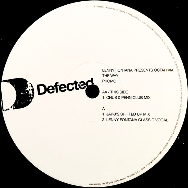 Lenny Fontana Presents Octavia Lambertis - The Way | Defected (DFTD116DJ)