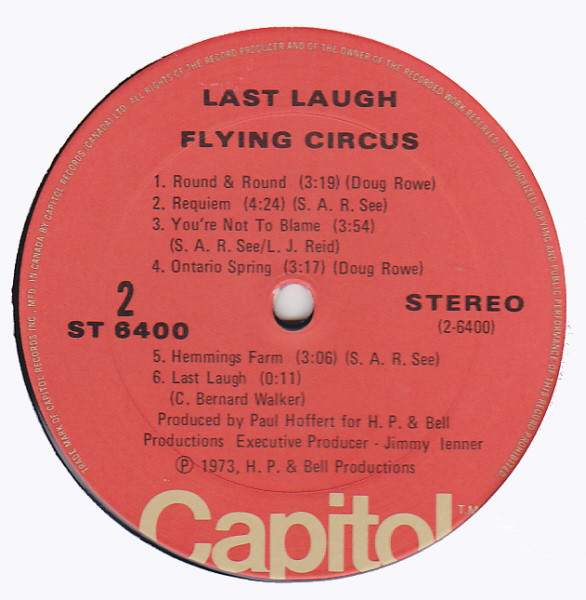 The Flying Circus - Last Laugh | Capitol Records (ST-6400) - 4 The Flying Circus - Last Laugh | Capitol Records (ST-6400) - 4
