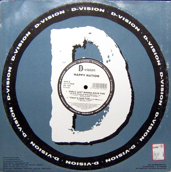 Happy Nation - Girls Just Wanna Have Fun | D:vision Records (DV 192) - 2