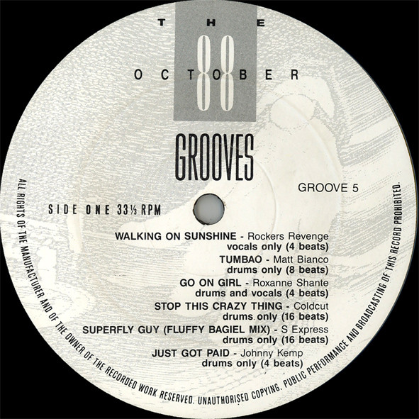 Various - The Grooves - October 88 | DMC (GROOVE 5) - 3 Various - The Grooves - October 88 | DMC (GROOVE 5) - 3