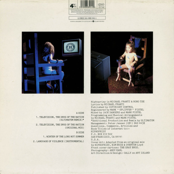 The Disposable Heroes Of Hiphoprisy - Television The Drug Of The Nation (Chapter One) | 4th & Broadway (12 BRX 241) - 2