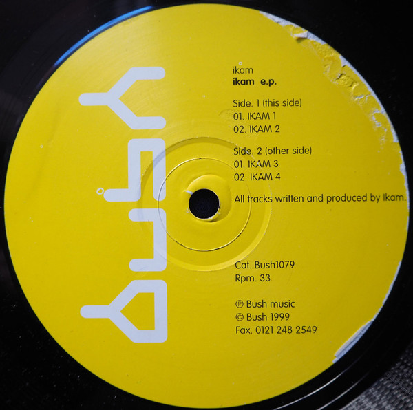 Ikam - Ikam EP | Bush (Bush 1079)