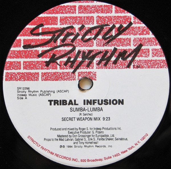 Tribal Infusion - Sumba-Lumba | Strictly Rhythm (SR12296) - 2