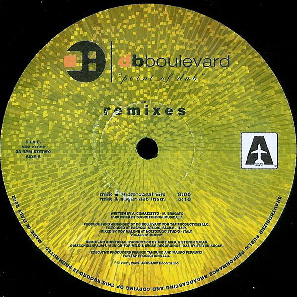 DB Boulevard - Point Of View (Remixes) | Airplane! Records (ARP 21092) - 4