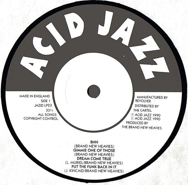 The Brand New Heavies - The Brand New Heavies | Acid Jazz (JAZID LP23) - 3 The Brand New Heavies - The Brand New Heavies | Acid Jazz (JAZID LP23) - 3