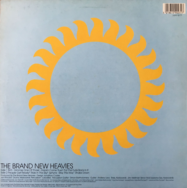 The Brand New Heavies - The Brand New Heavies | Acid Jazz (JAZID LP23) - 2 The Brand New Heavies - The Brand New Heavies | Acid Jazz (JAZID LP23) - 2