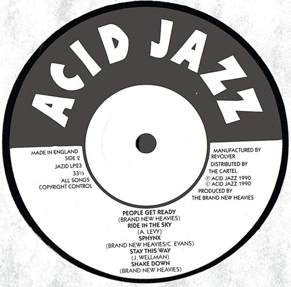 The Brand New Heavies - The Brand New Heavies | Acid Jazz (JAZID LP23) - 4 The Brand New Heavies - The Brand New Heavies | Acid Jazz (JAZID LP23) - 4