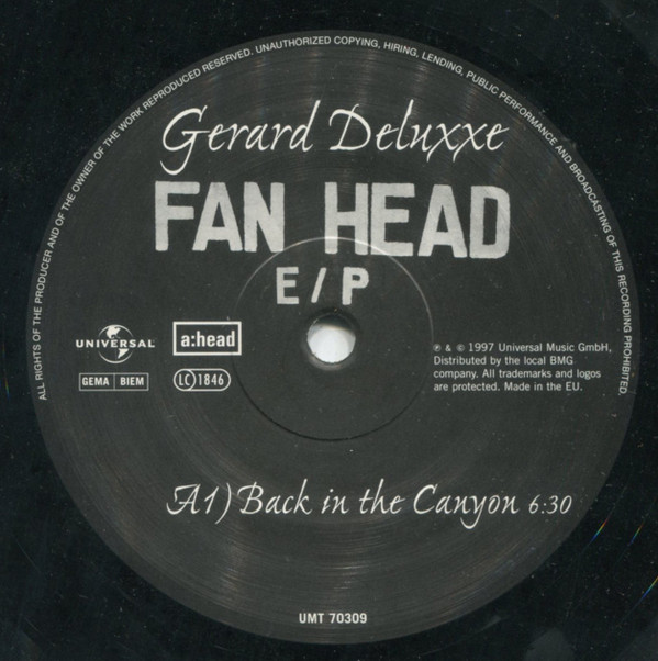 Gerard Deluxxe - Fan Head E / P | Universal (UMT 70309) - 3 Gerard Deluxxe - Fan Head E / P | Universal (UMT 70309) - 3