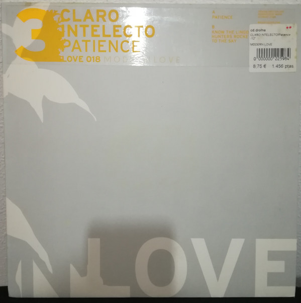 Claro Intelecto - Patience | Modern Love (Love018) - 3