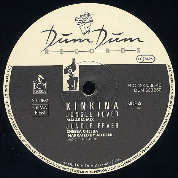 Kinkina - Jungle Fever | Dum Dum Records (DUM 633 260) - 3 Kinkina - Jungle Fever | Dum Dum Records (DUM 633 260) - 3