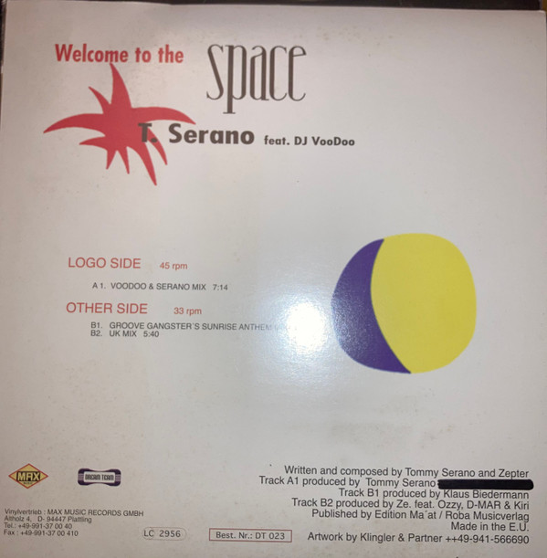 VooDoo & Serano - Welcome To The Space | Dream Team (DT 023) - 2 VooDoo & Serano - Welcome To The Space | Dream Team (DT 023) - 2