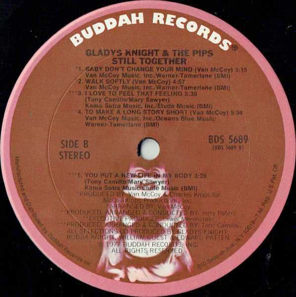 Gladys Knight And The Pips - Still Together [Vinyl] | Buddah Records (BDS 5689) - 3