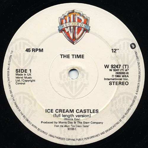 The Time - Ice Cream Castles | Warner Bros. Records (W 9247 (T)) - main