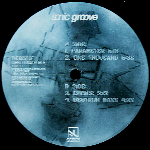 Directional Force - The Best Of Directional Force 1990-93 | Sonic Groove (SG0121) - 2