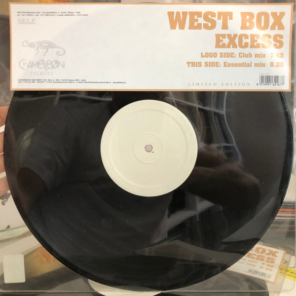 West Box - Excess | Chameleon Records (CHA 030)