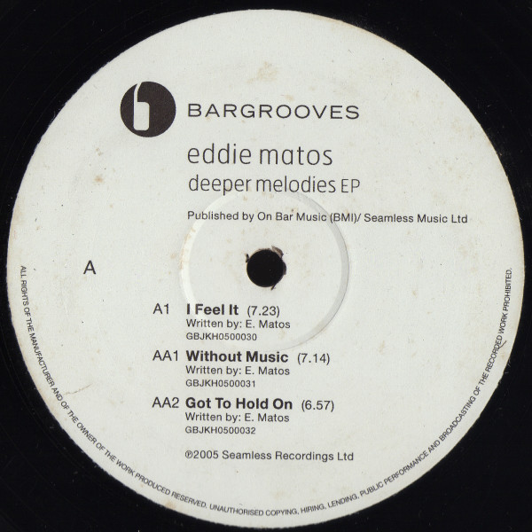 Eddie Matos - Deeper Melodies EP | Seamless Recordings (BARSIN001) - 2 Eddie Matos - Deeper Melodies EP | Seamless Recordings (BARSIN001) - 2