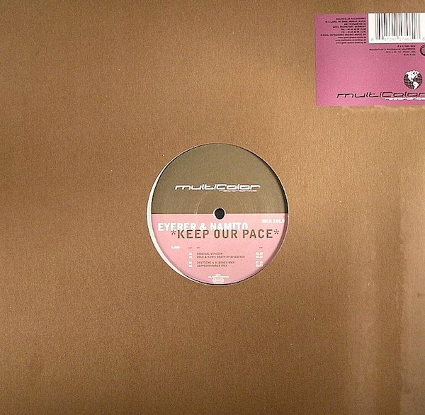 Eyerer & Namito - Keep Our Pace | Multicolor Recordings (MCR 144.0) - 2