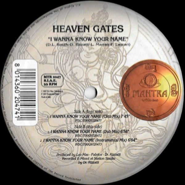 Heaven Gates - I Wanna Know Your Name | Mantra Vibes (MTR 2047) - main Heaven Gates - I Wanna Know Your Name | Mantra Vibes (MTR 2047) - main