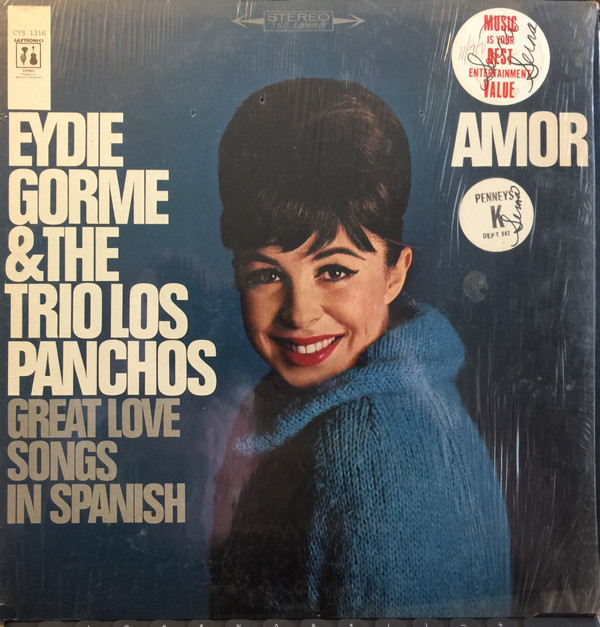 Eydie Gorme And The Trio Los Panchos - Amor, Great Love Songs In Spanish | Caytronics (CYS 1316)