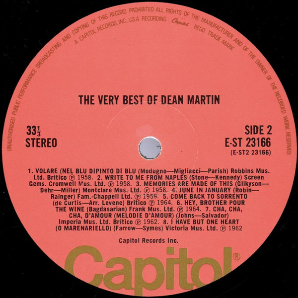 The Very Best Of Dean Martin