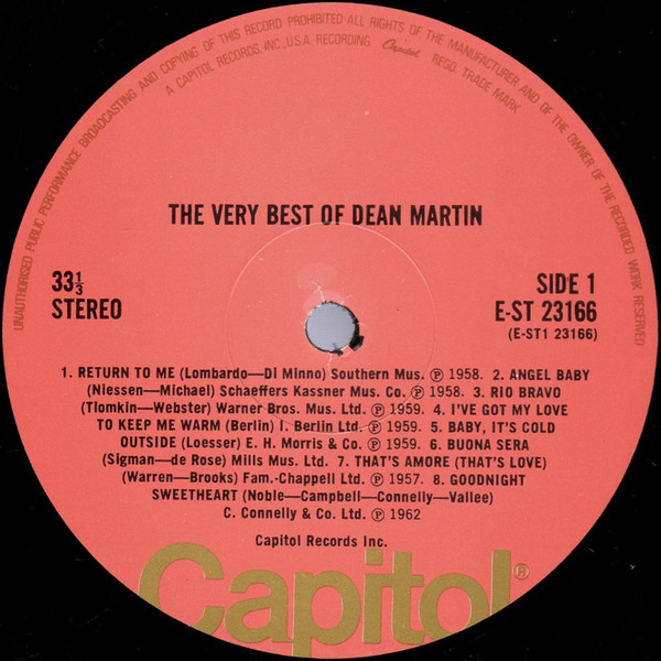 The Very Best Of Dean Martin