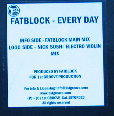 Fatblock - Every Day | 1st Groove (1STGR 023) - main
