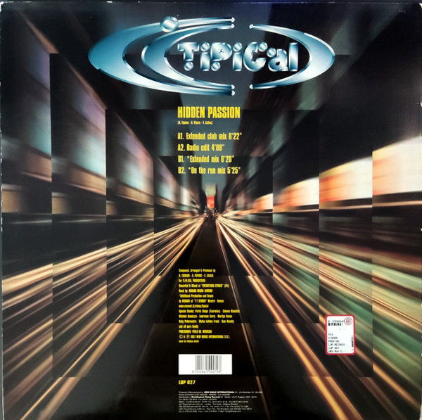 Ti.Pi.Cal.  &  Kimara - Hidden Passion | LUP Records (LUP 027) - 2