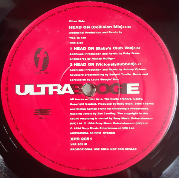 Ultra Boogie - Head On | Epic (XPR 2051) - 2 Ultra Boogie - Head On | Epic (XPR 2051) - 2