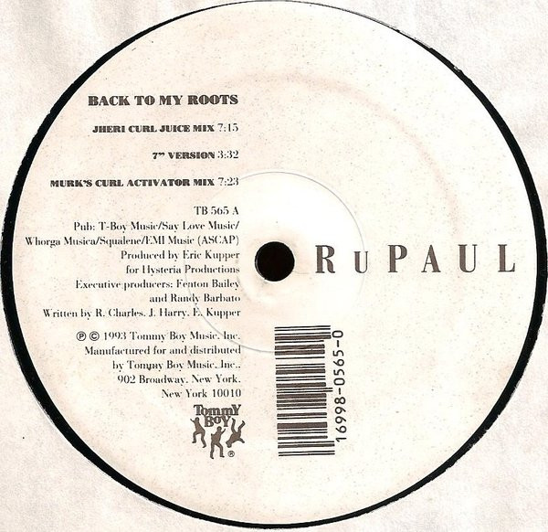 RuPaul - Back To My Roots | Tommy Boy (TB 565) - 3 RuPaul - Back To My Roots | Tommy Boy (TB 565) - 3