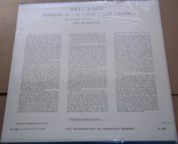 Symphony No.4  In E-Flat Major  "Romantic"