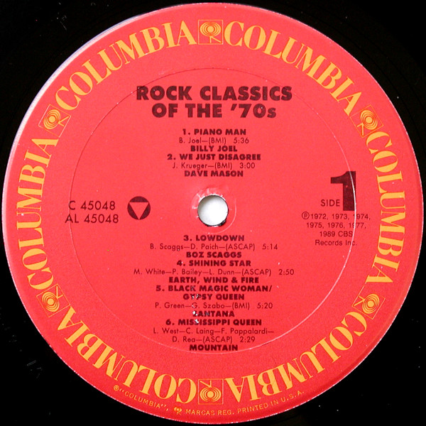 Rock Classics Of The '70s