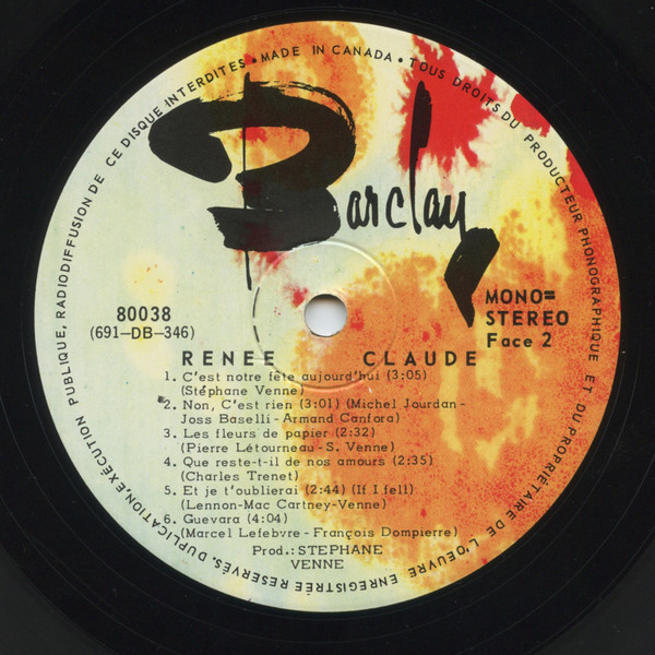 Renée Claude - Renée Claude | Barclay (80038) - 4 Renée Claude - Renée Claude | Barclay (80038) - 4