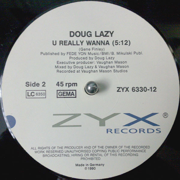 Doug Lazy - Doug Lazy Megamix | ZYX Records (ZYX 6330-12) - 4