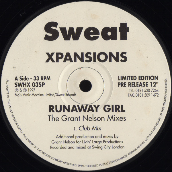 Runaway Girl (The Grant Nelson Mixes)