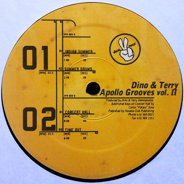 Dino & Terry - Apollo Grooves  Vol. II | Vinyl Peace (VPR 009) - main