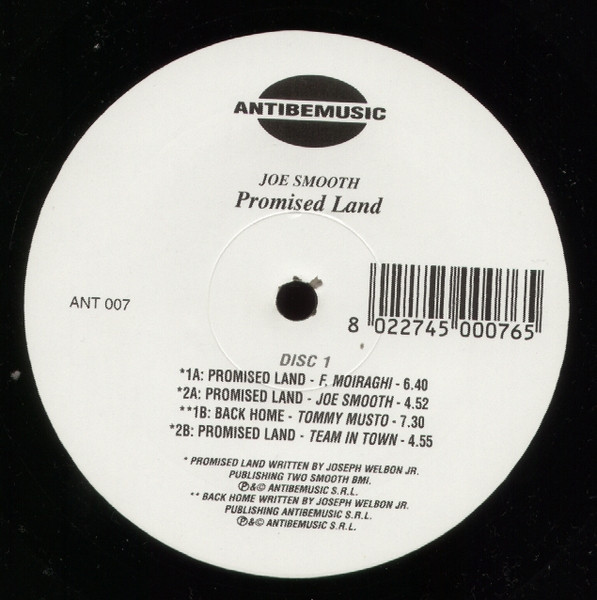 Joe Smooth - Promised Land | Antibemusic (ANT 007) - 3 Joe Smooth - Promised Land | Antibemusic (ANT 007) - 3