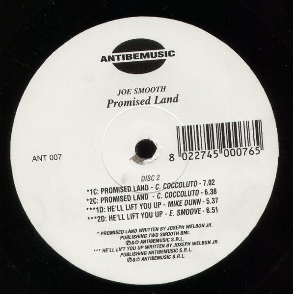 Joe Smooth - Promised Land | Antibemusic (ANT 007) - 5 Joe Smooth - Promised Land | Antibemusic (ANT 007) - 5