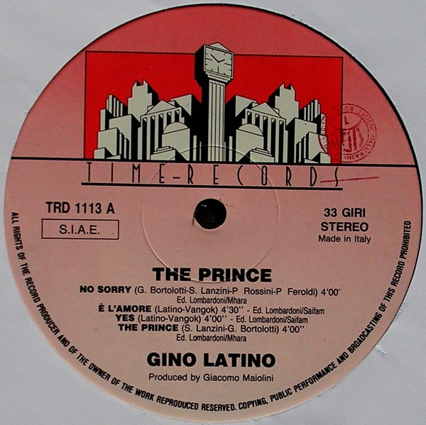 Gino Latino - The Prince | Time Records (TRD 1113) - 3 Gino Latino - The Prince | Time Records (TRD 1113) - 3