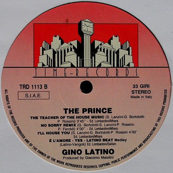 Gino Latino - The Prince | Time Records (TRD 1113) - 4 Gino Latino - The Prince | Time Records (TRD 1113) - 4
