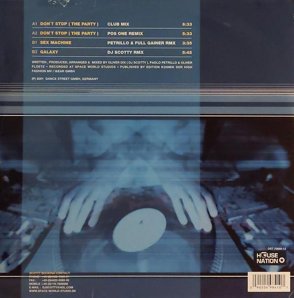 Scotty - Don't Stop (The Party) | House Nation (DST 70888-12) - 2 Scotty - Don't Stop (The Party) | House Nation (DST 70888-12) - 2