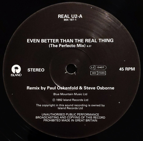 U2 - Even Better Than The Real Thing | Island Records (REAL U2) - 2 U2 - Even Better Than The Real Thing | Island Records (REAL U2) - 2